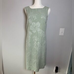 Tommy Bahama Mint Green Silk Floral Maxi Dress size 4